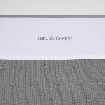 413084 414084 meyco laken ssst ik slaap grey