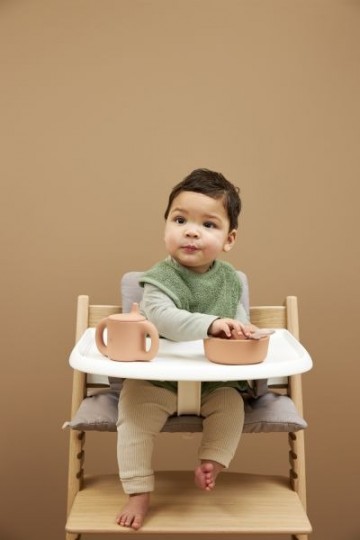 Badstof slabber forest green