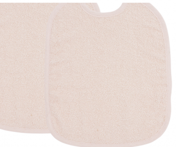 Badstof slabber soft pink