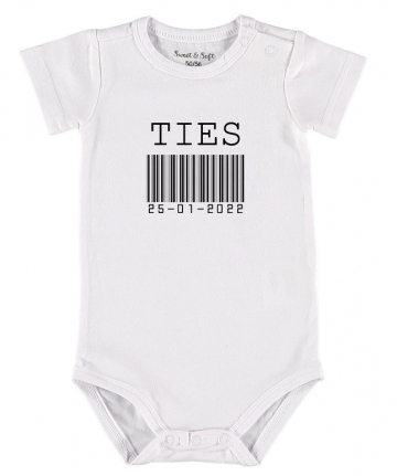 Barcode geboortedatum met naam