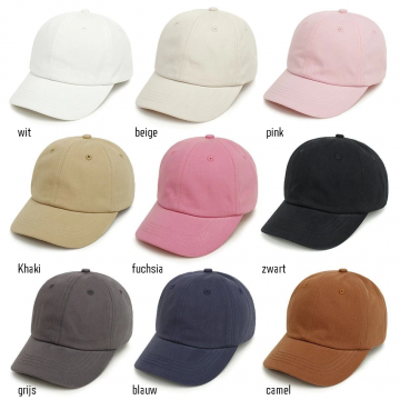 Baseball cap kleurenoverzicht 5
