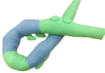 Bedbumper krokodil groen grijs 1ccexpress