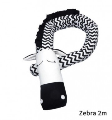 Bedbumper zwart wit 3