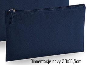 Binnentasje voor beach bag navy2