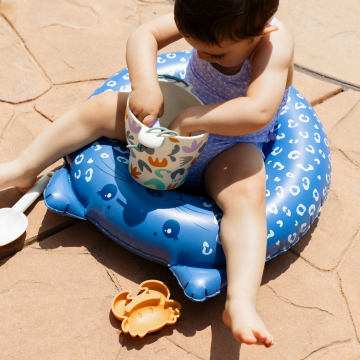 Blueleopardanimalswimring55cm 4