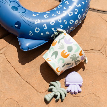 Blueleopardanimalswimring55cm 5