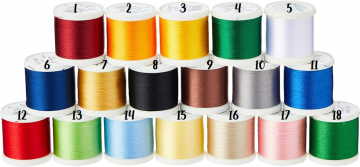 Borduurgaren kleur keuze