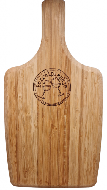 Borrel plank met stempel