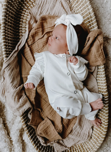 Boxpakje ruffle big rib off white 0