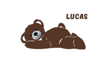 Bruine beer raamsticker herbruikbare vinl