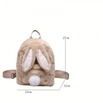 Fluffy rugzak konijn2
