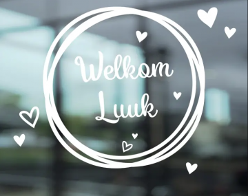 Geboortesticker circel