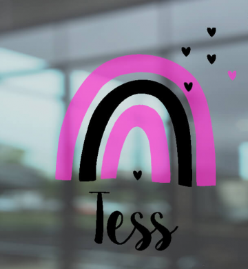 Geboortesticker regenboog3