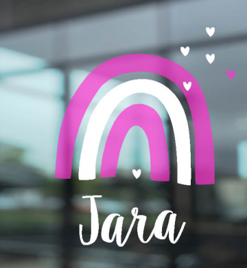 Geboortesticker regenboog4