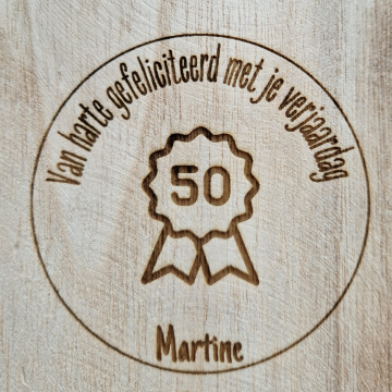 Gefeliciteerd 50 laser 0