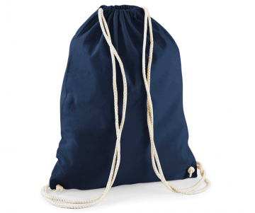 Gymtas katoen navy