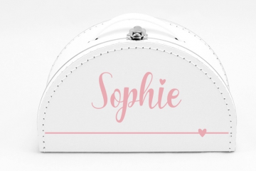 Half rond wit met naam 5