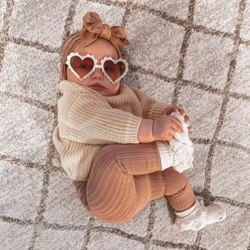 Hart zonnebril milky white2