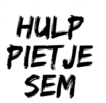 Hulp pietje sem