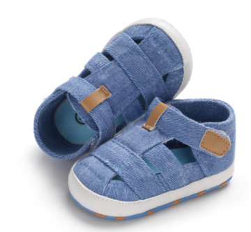 Jongens zomerschoenen jeans 7 12 en 13 18 mnd