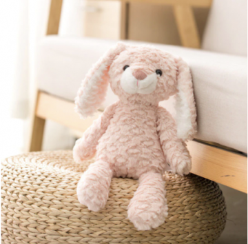 Knuffel 40cm roze konijn