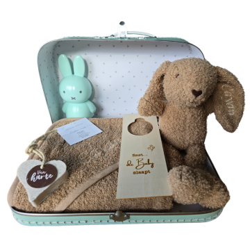 Knuffel bunny in kraampakket