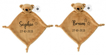 Knuffeltut beer met naam