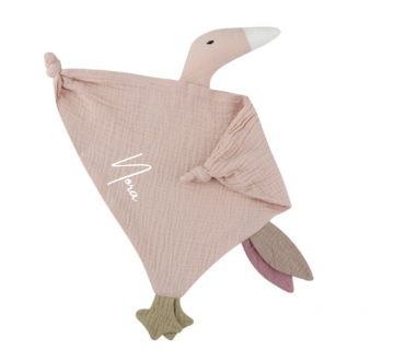 Knuffeltut little goose roze   naam