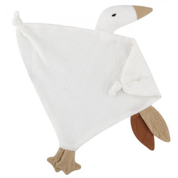 Knuffeltut little goose wit
