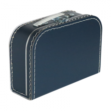 Koffertje 25cm donkerblauw