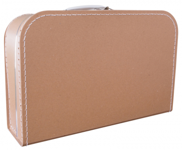 Koffertje 35cm kraft