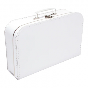 Koffertje 35cm wit