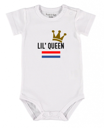 Koningsdag romper queen gouden kroon  xhers 1