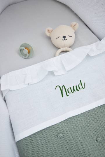 Laken ruffle met naam3