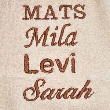 Lettertypes borduren 1 10