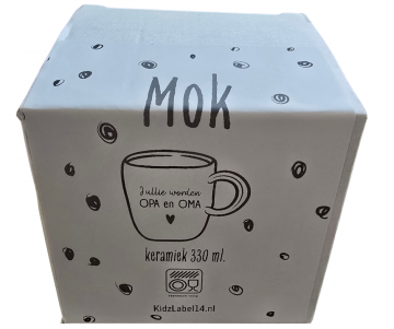 Mok jullie worden opa en oma doosje
