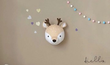 Muurhanger dierenkop hert