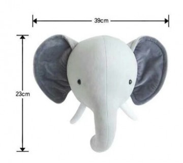 Muurhanger dierenkop olifant