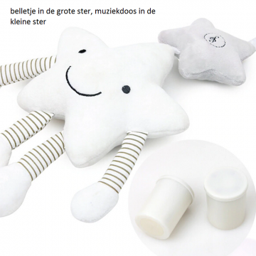 Muziekdoosje hanger ster 3