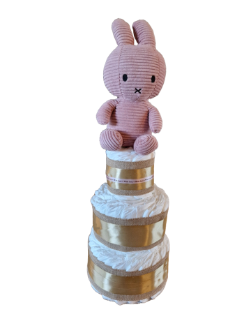 Nijntje luiertaart roze