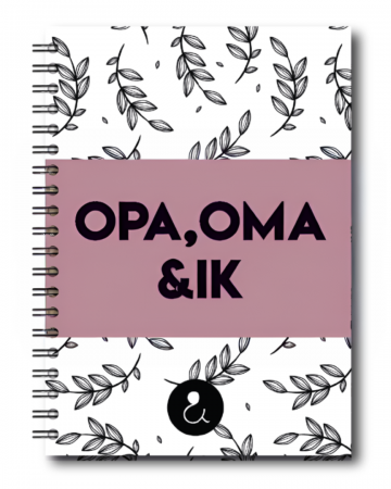 Opa oma  ik botanical invulboek