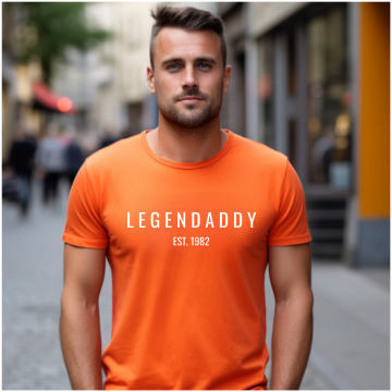 Oranje shirt legendaddy