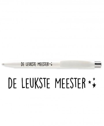 Pennen de leukste meester wit