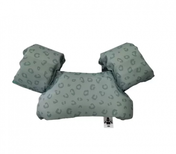 Puddle jumper groen panterprint