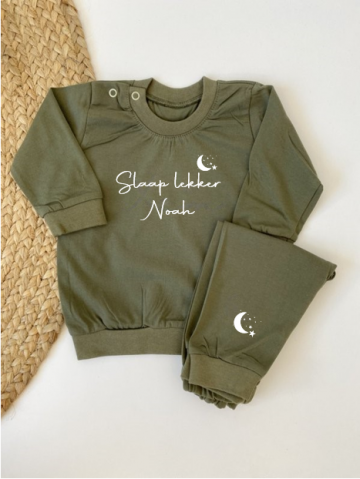 Pyjama kidz met naam slaap lekker 0