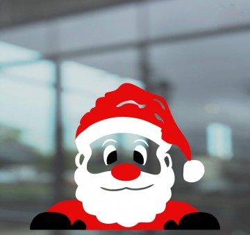 Raamstickers kerstman