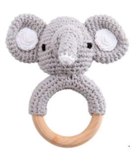 Rammelaar met bijtring olifant