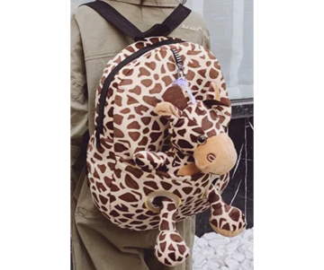 Rugtas zebra met knuffel 5