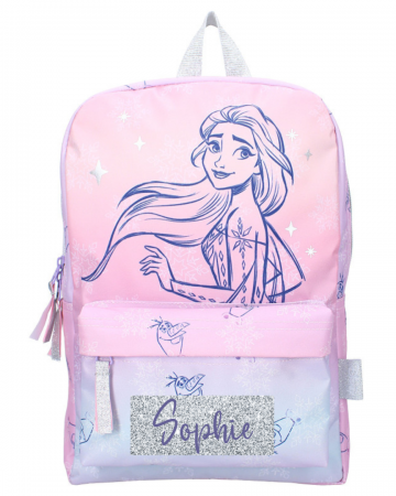 Rugzak frozen ii glowing lights met naam