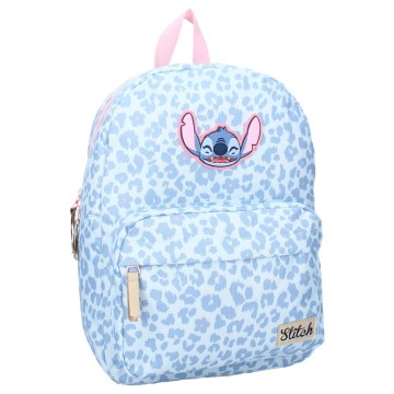 Rugzak stitch leopard and laughter blue